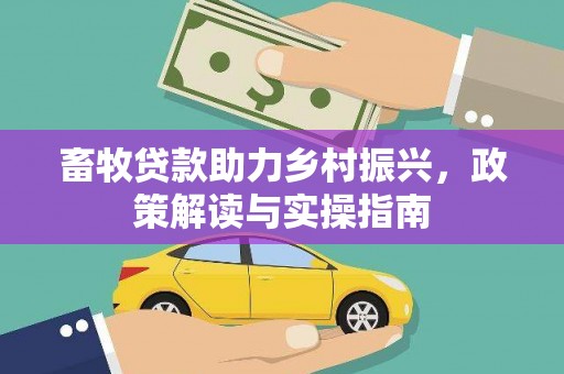 容城畜牧贷款助力乡村振兴，政策解读与实操指南