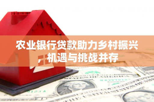 容城农业银行贷款助力乡村振兴，机遇与挑战并存