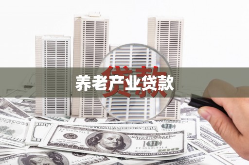 容城养老产业贷款