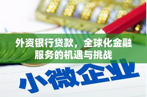 容城外资银行贷款，全球化金融服务的机遇与挑战
